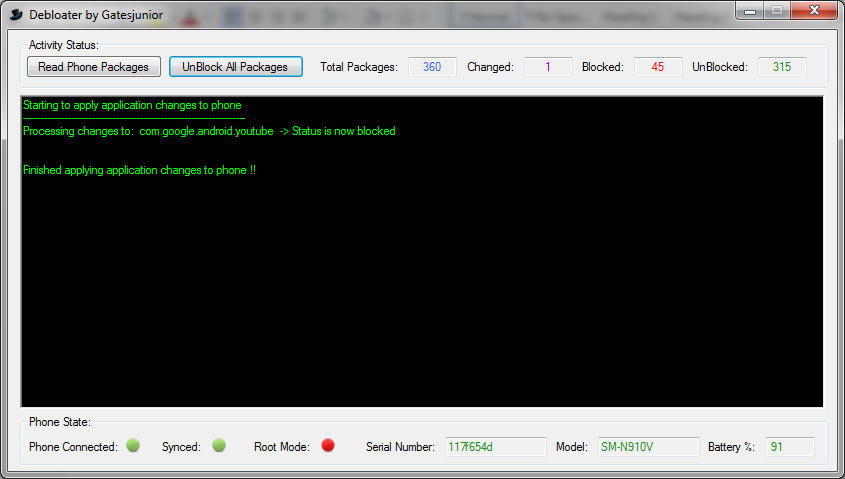 debloater-disable-message