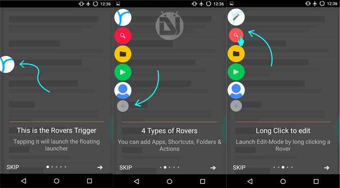 Rovers Application Features