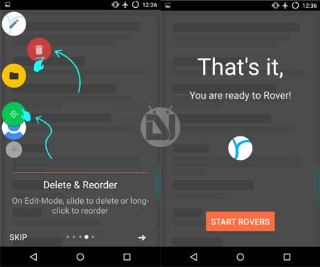 Rovers Application Features