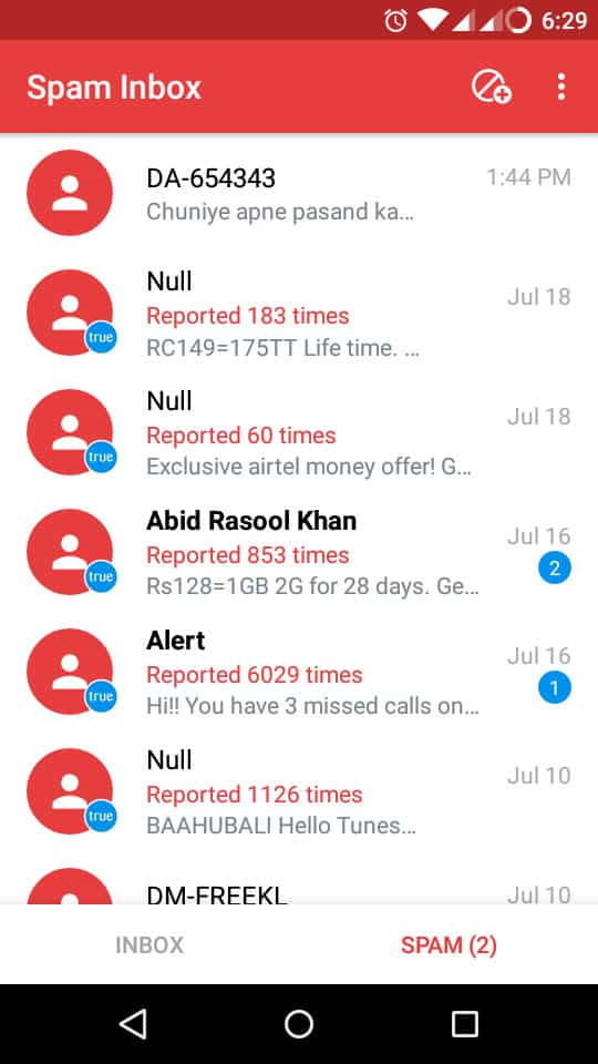 message sender id