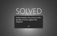 com.google.process.gapps has stopped