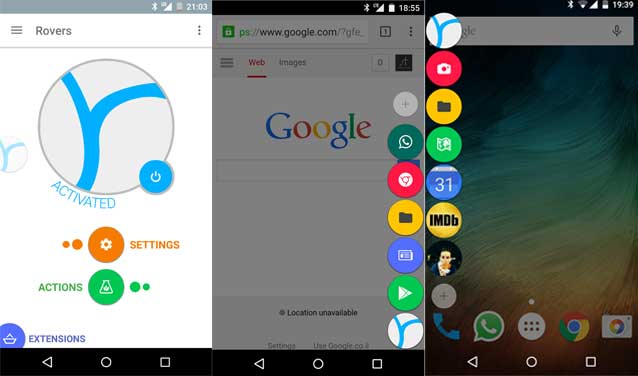 Rovers Application Interface