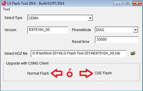 lg optimus g flash tool