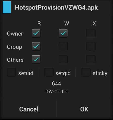 Hotspot Provision lg g4