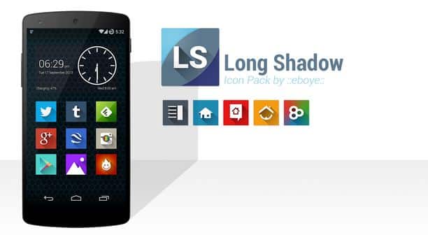 long shadow icons