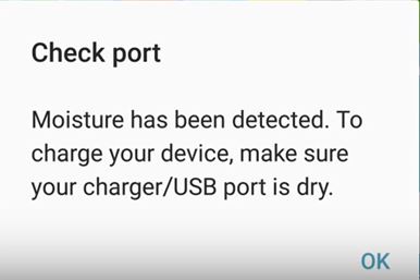 Fix Moisture Detected Error