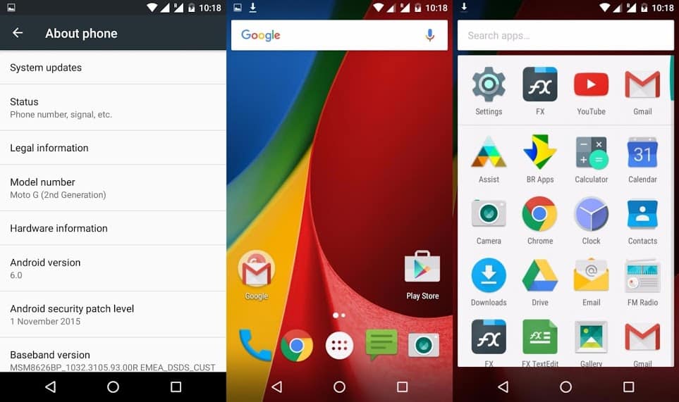 Moto G Marshmallow update