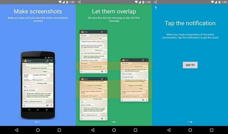 Stitch Multiple Screenshots