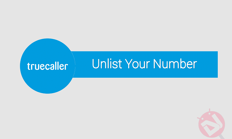 unlist your number truecaller
