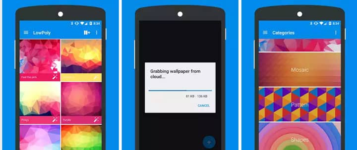 flat wallpapers app