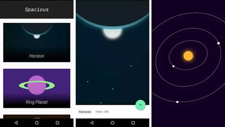 spacious wallpaper app