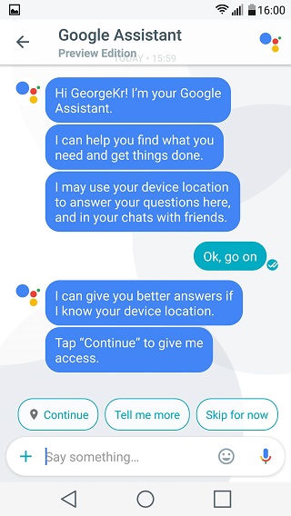 google allo assistant