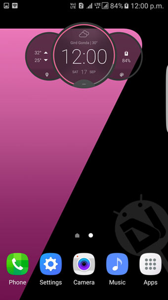 moto-z-circle-clock-widget-pink