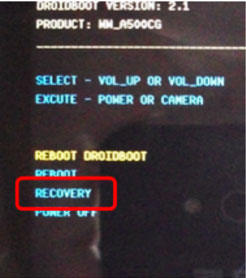 asus fastboot mode