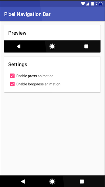 pixel navigation button animations