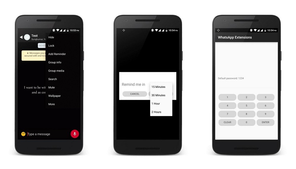 whatsapp extensions module