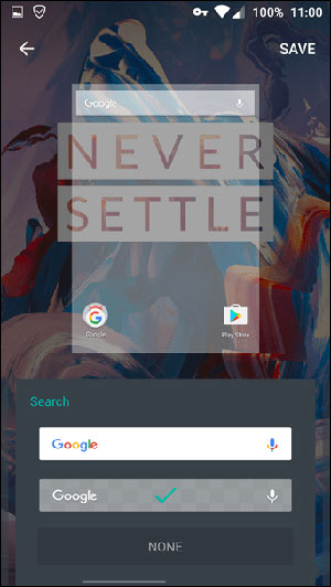 Remove Google Search Bar