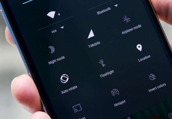enable night mode