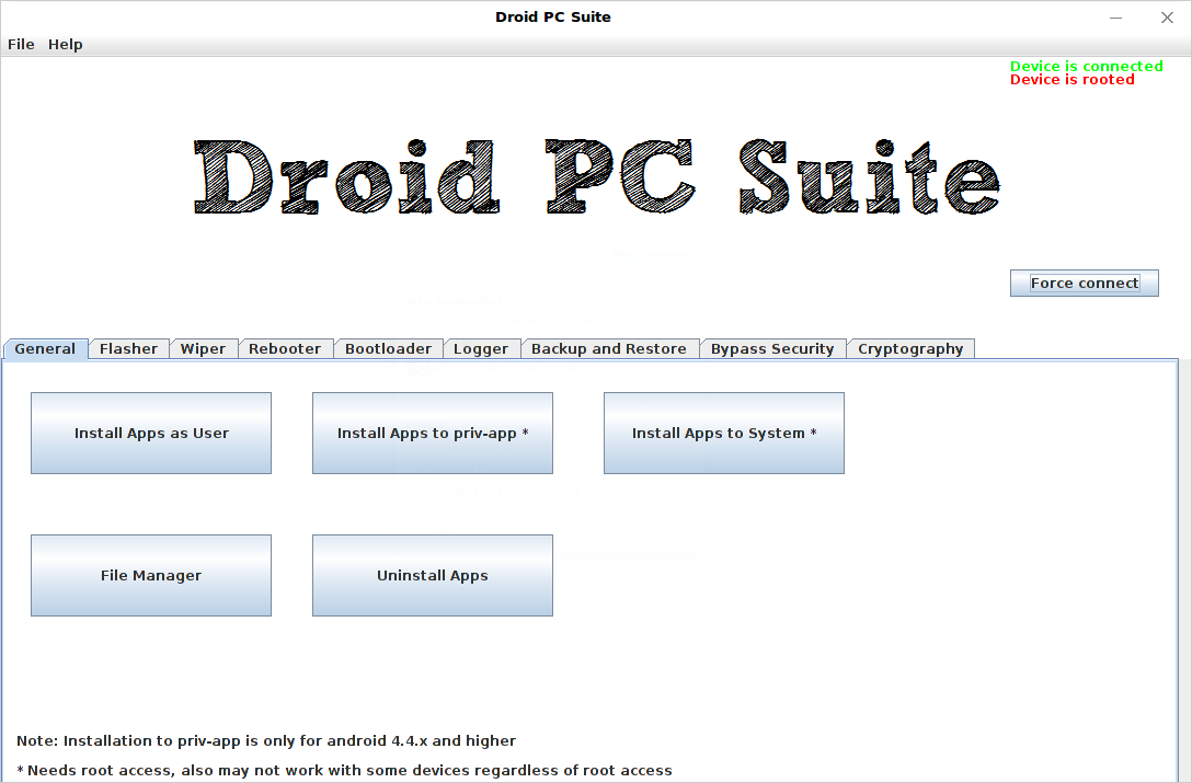 droid pc suite android toolkit