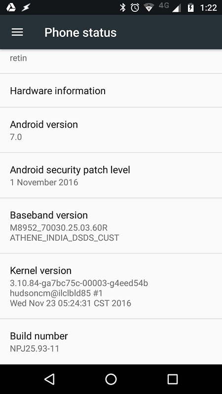 official moto g4 plus nougat update