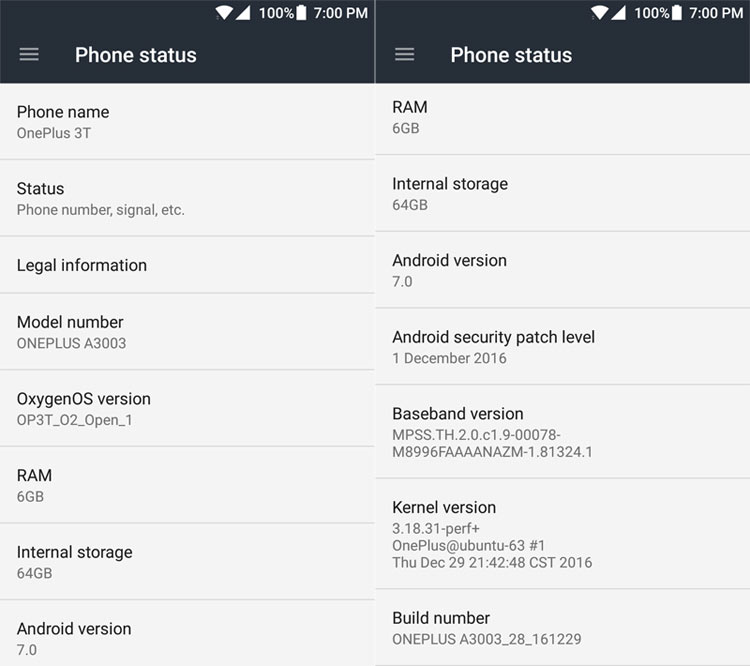 OxygenOS 4.0 Update on OnePlus 3T