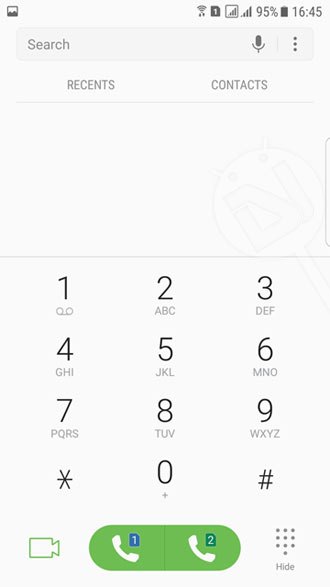 s7 edge nougat dialer