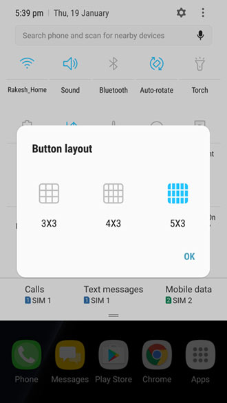 s7 edge nougat quick settings grid