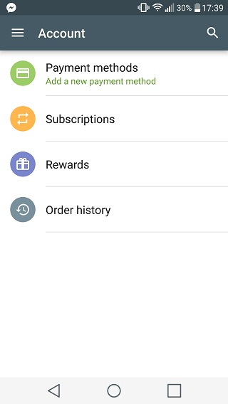 Purchased Apps in Google Play Store