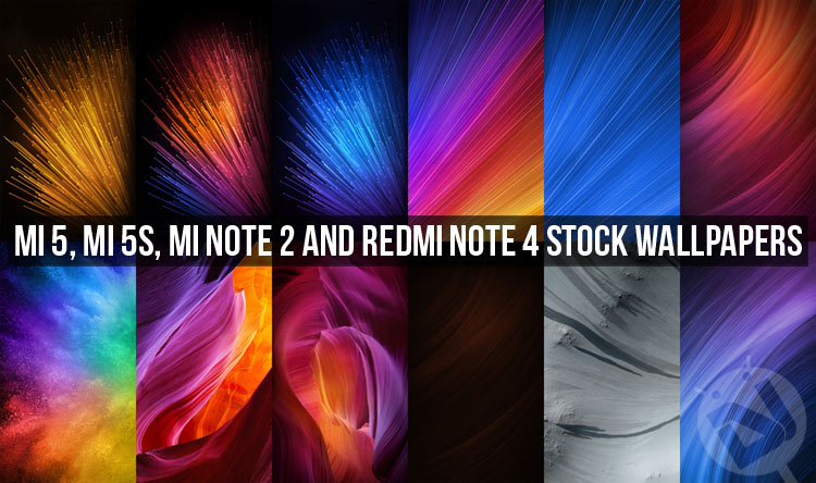 Mi Note 2 and Redmi Note 4 Stock Wallpapers