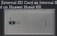 Use External SD Card as Internal SD Card on Huawei Honor 6X