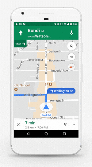 Friends on Google Maps