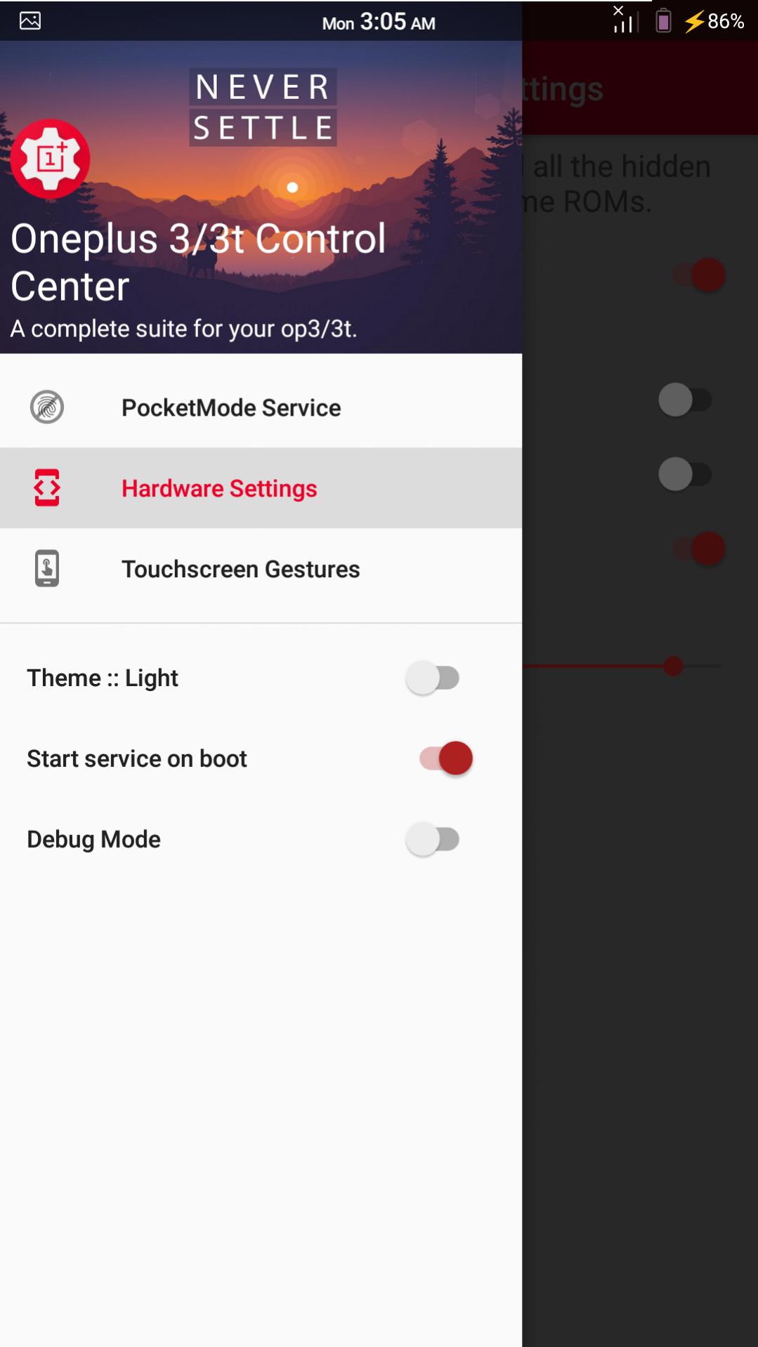 Control Center OnePlus 3/3t