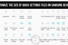 Tile Size on Samsung Devices - Quick Settings - Droid Views
