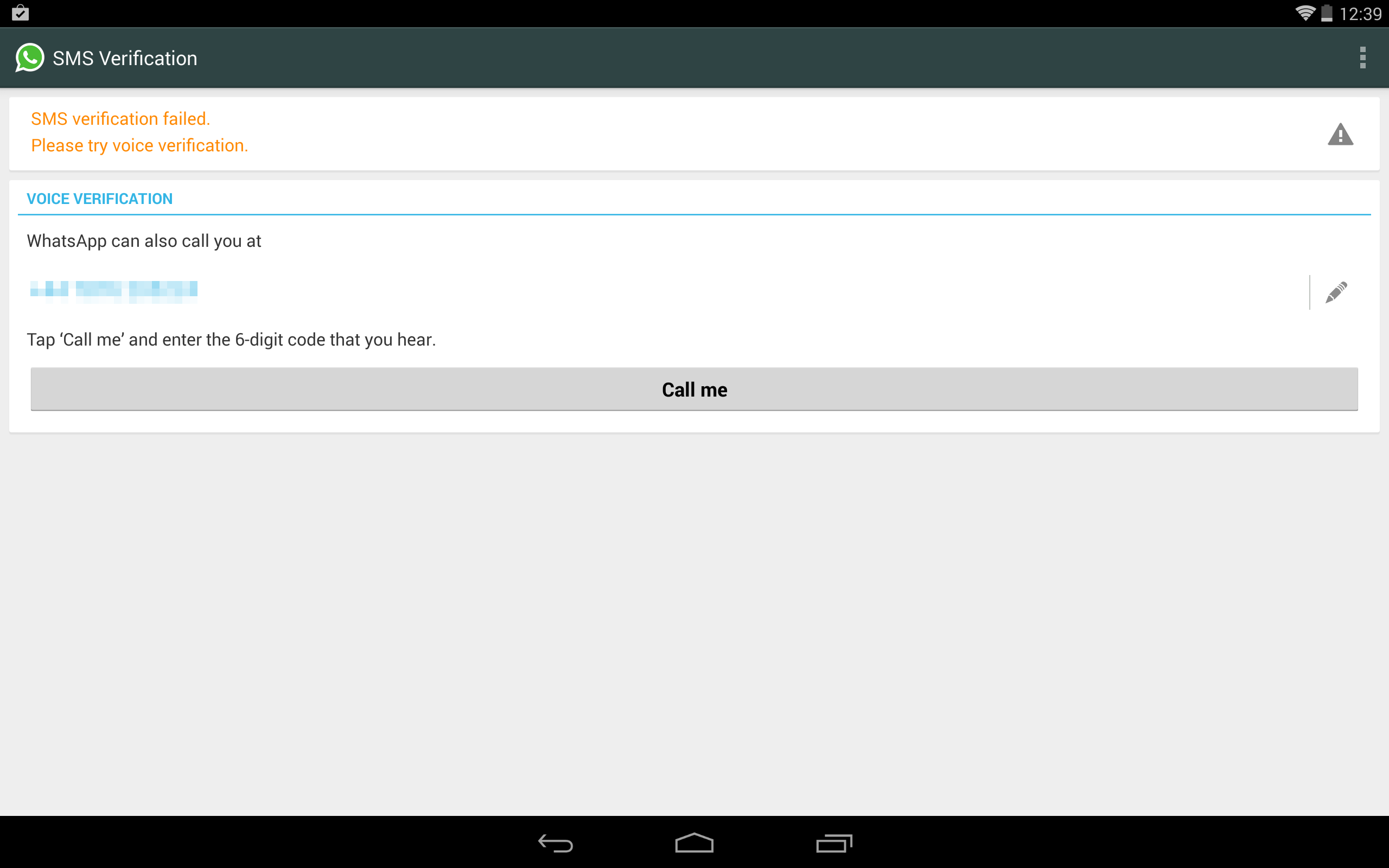 Install WhatsApp on Tablet Devices