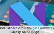 Android 7.0 Nougat Galaxy S6 Edge