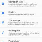 Resurrection Remix UI settings