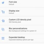 Resurrection Remix UI settings