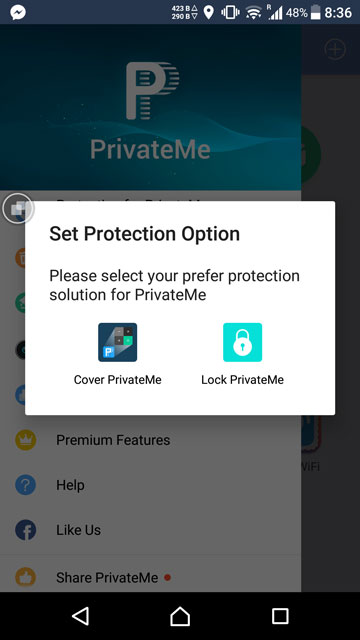 Hide App & Pictures -PrivateMe
