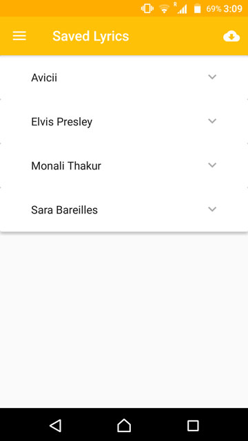 Song Lyrics on Android