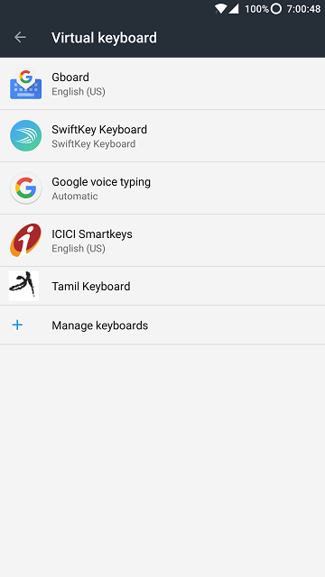 Virtual Keyboards