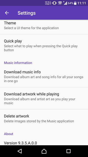 Sony Music App