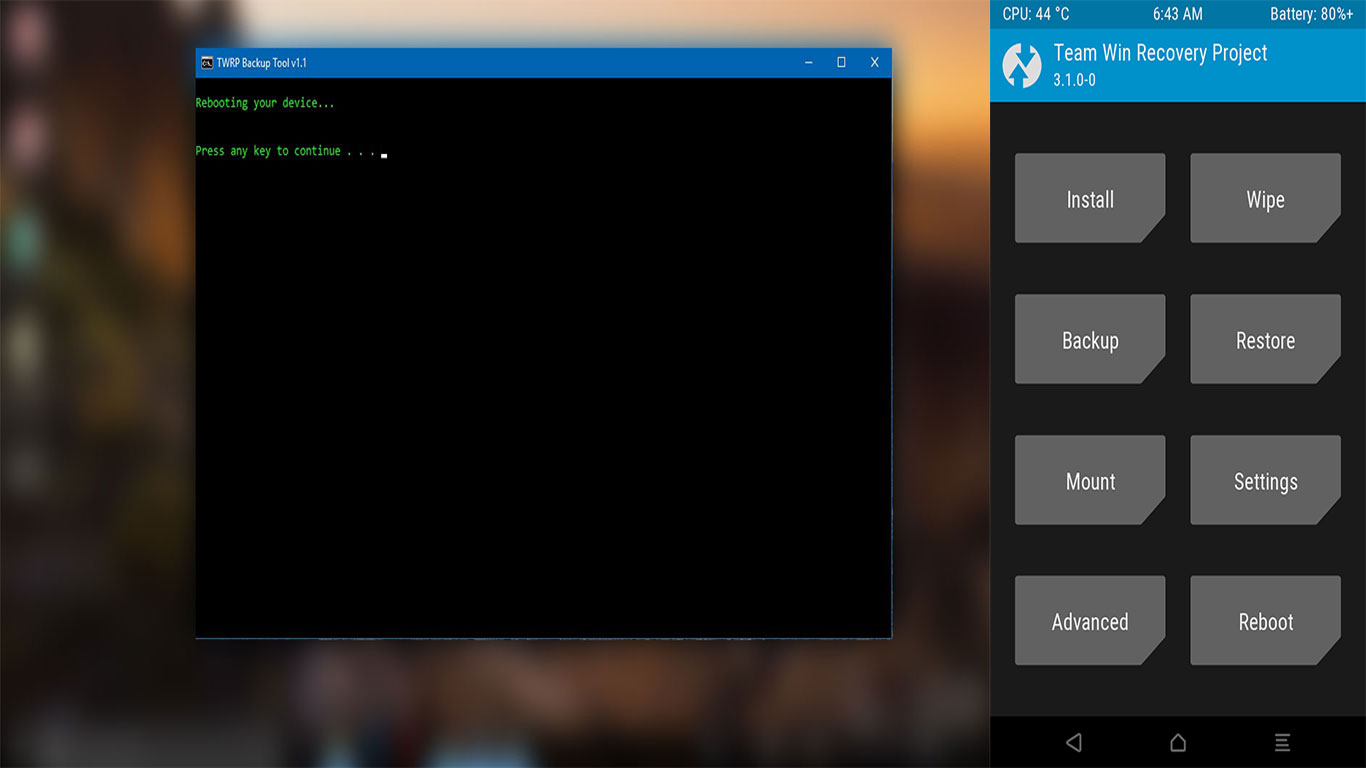 TWRP Backup and Restore for PC