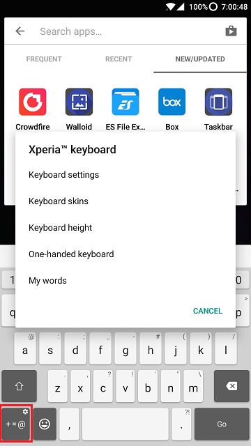 Xperia Keyboard