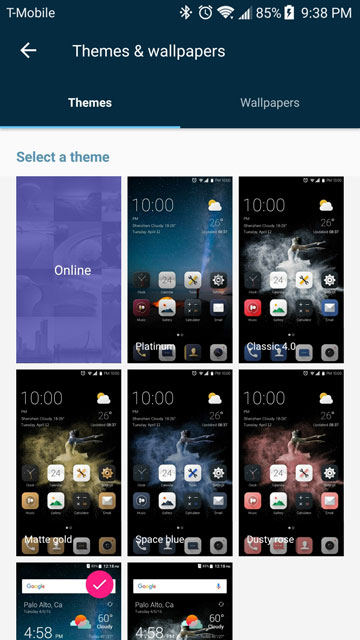 ZTE Axon 7 Theme store