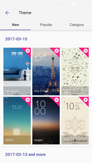ZTE Axon 7 Theme store