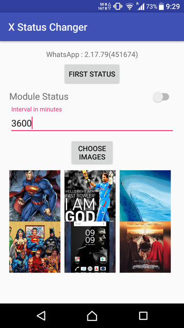 Schedule WhatsApp status Photos