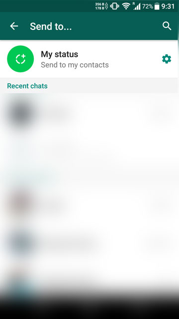 Schedule WhatsApp status Photos