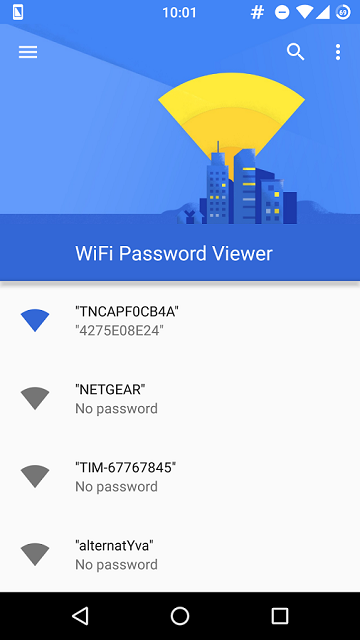 view wifi password