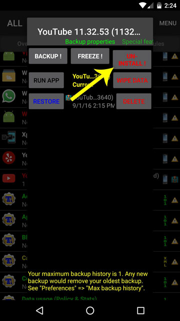 Block Ads in YouTube Android App