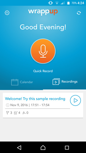 Record and Manage Audio Notes with Wrappup